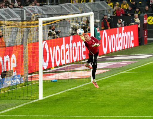 Schwäbe beim Warm-up