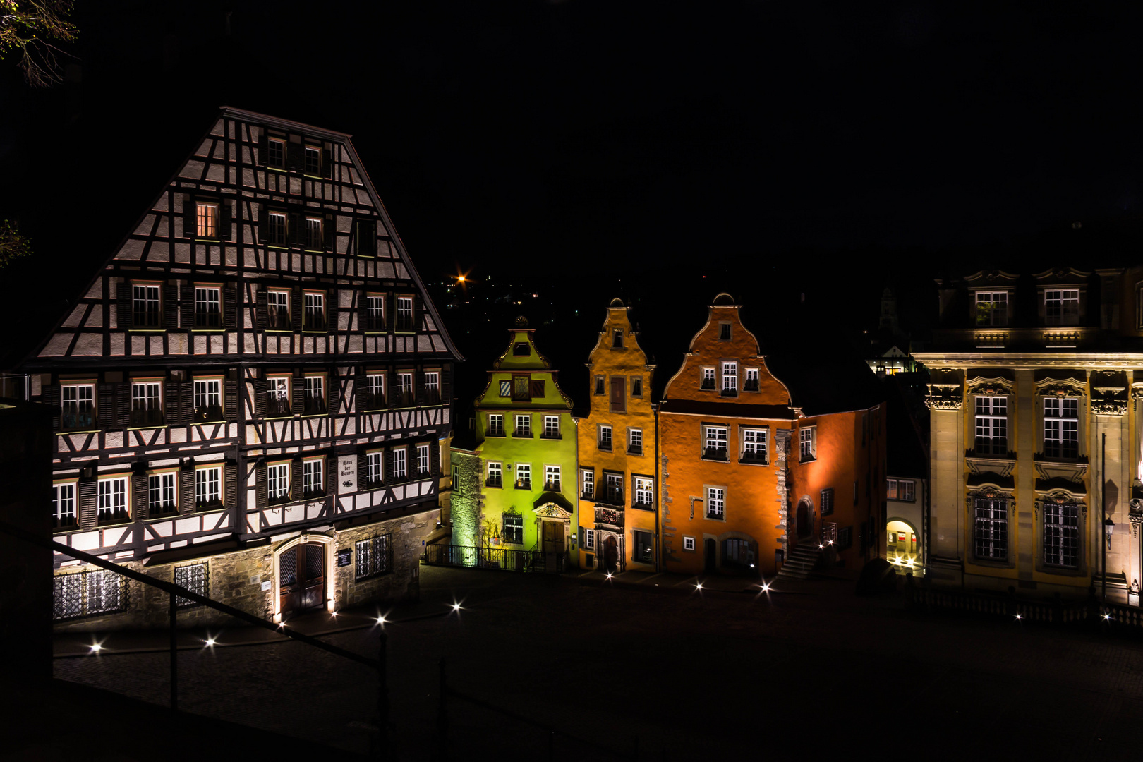 Schwäbisch Hall bei Nacht 2