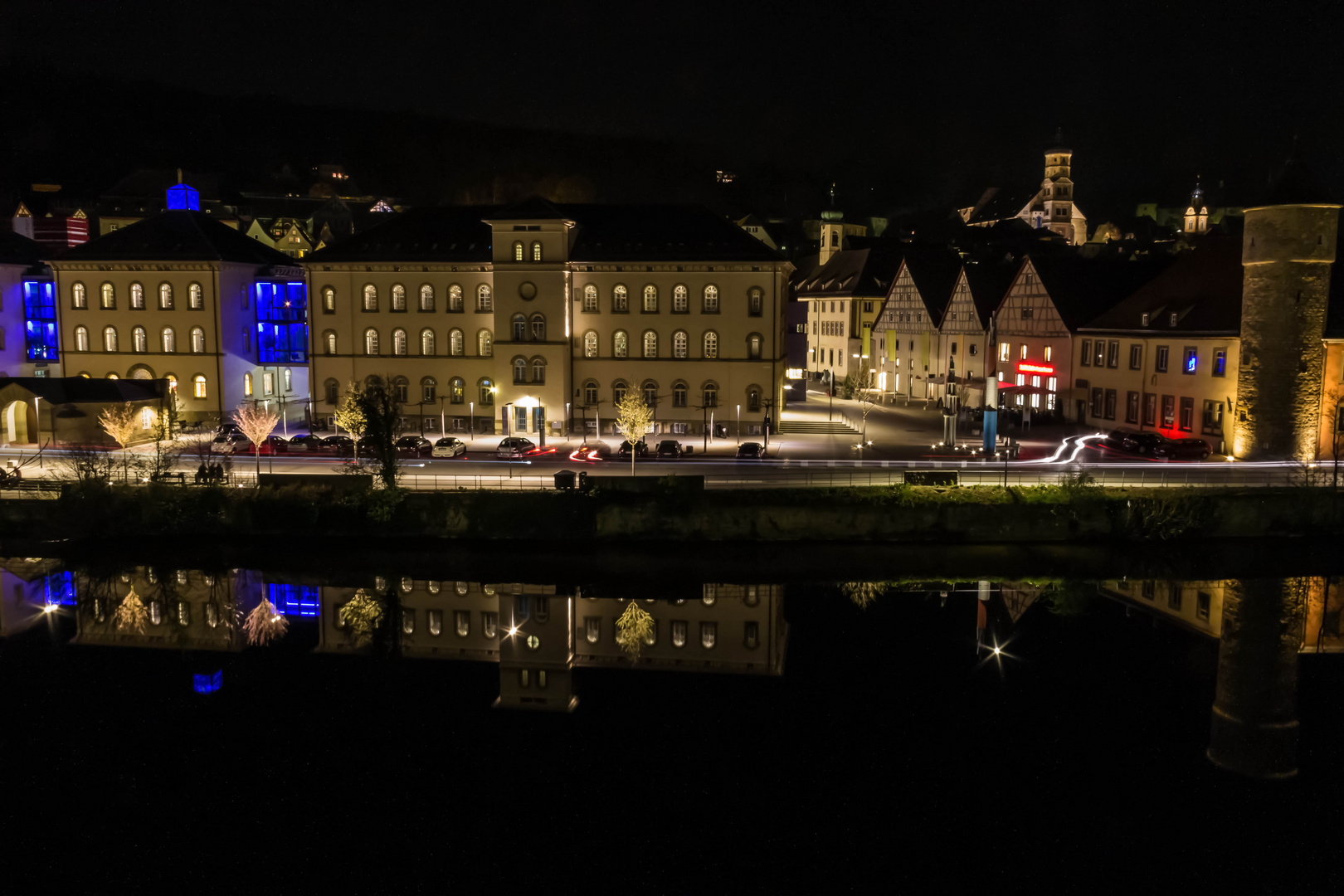 Schwäbisch Hall bei Nacht 4