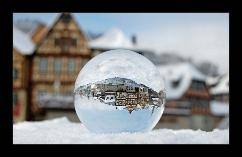 Schwäbisch Hall - ein Wintermärchen - gekugelt - Nr. 1