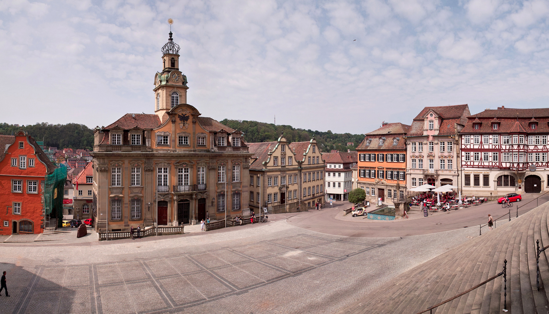 Schwaebisch Hall, Marktplatz Foto & Bild deutschland, europe, baden württemberg Bilder auf Schwaebisch Hall, Marktplatz Foto & Bild deutschland, europe, baden württemberg Bilder auf