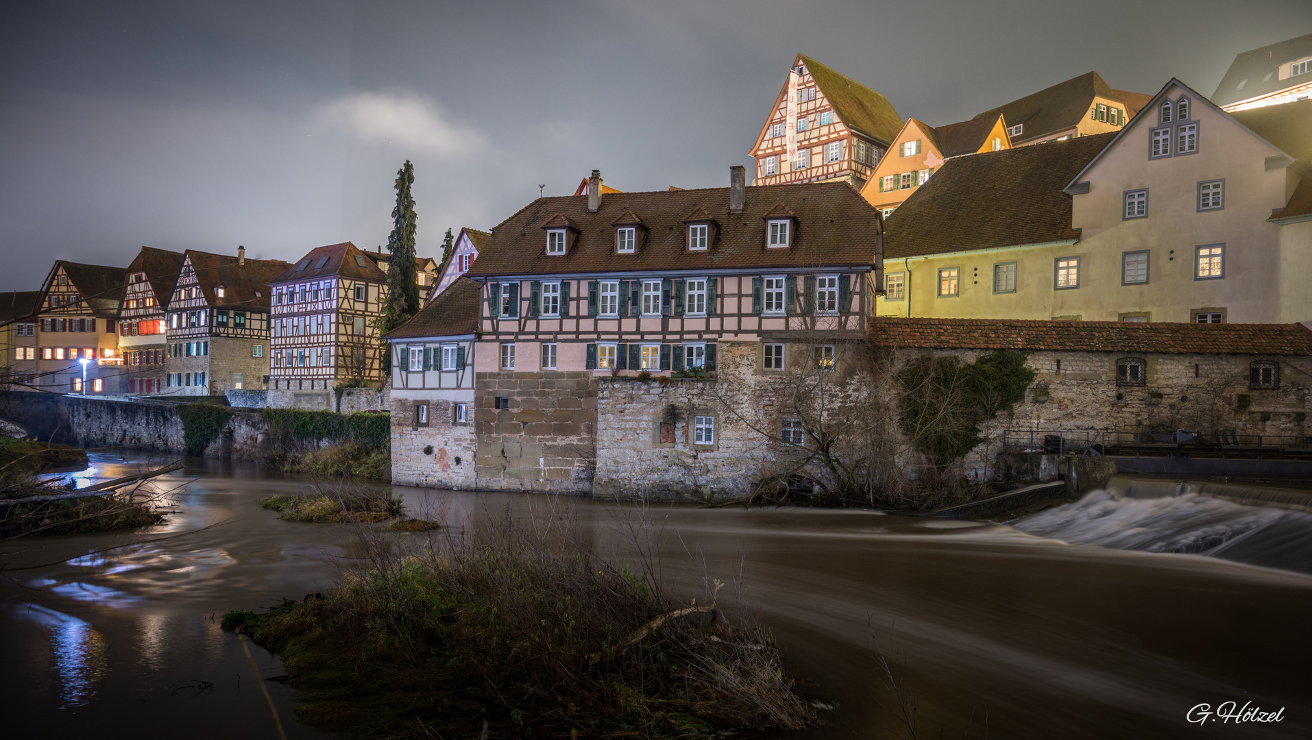 Schwäbisch Haller Fachwerke am Kocher