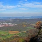 Schwäbische Alb, Blick vom Breitenstein auf Drei Kaiser Berge