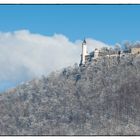 Schwäbische Alb - Blick von Westen auf die Burg Teck