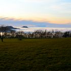 Schwäbische Alb im Herbst, Blick zum Hohenneuffen