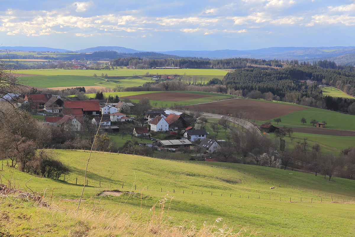 Schwäbische Ostalb- Blick vom Rechberg -3