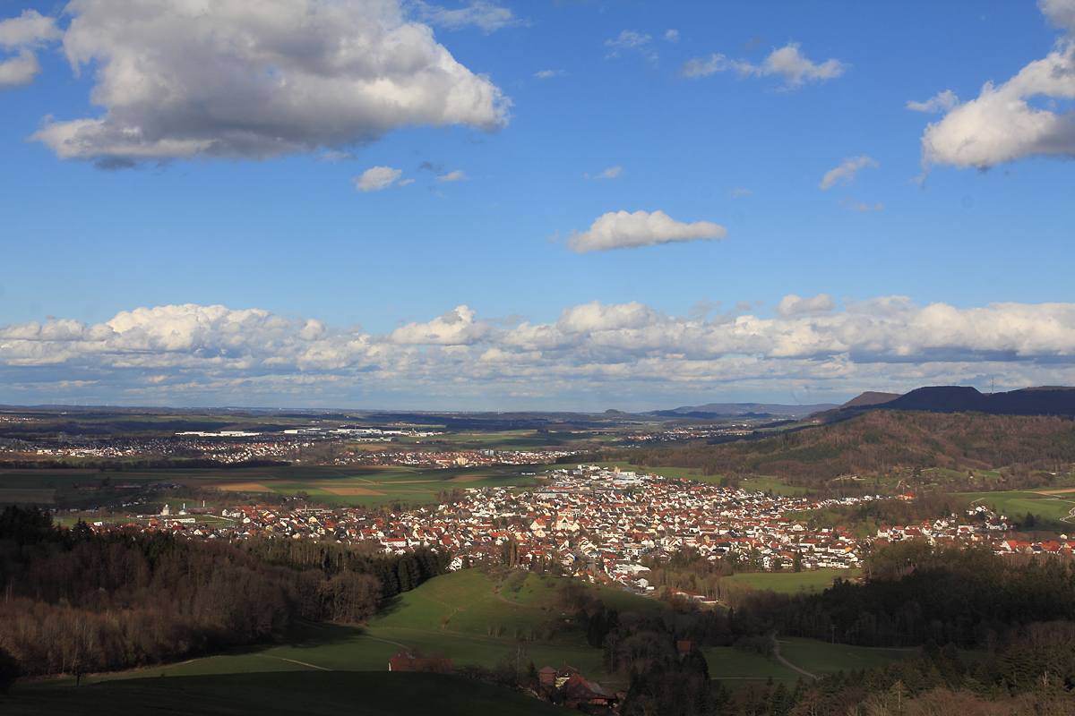 Schwäbische Ostalb- Blick vom Rechberg -6