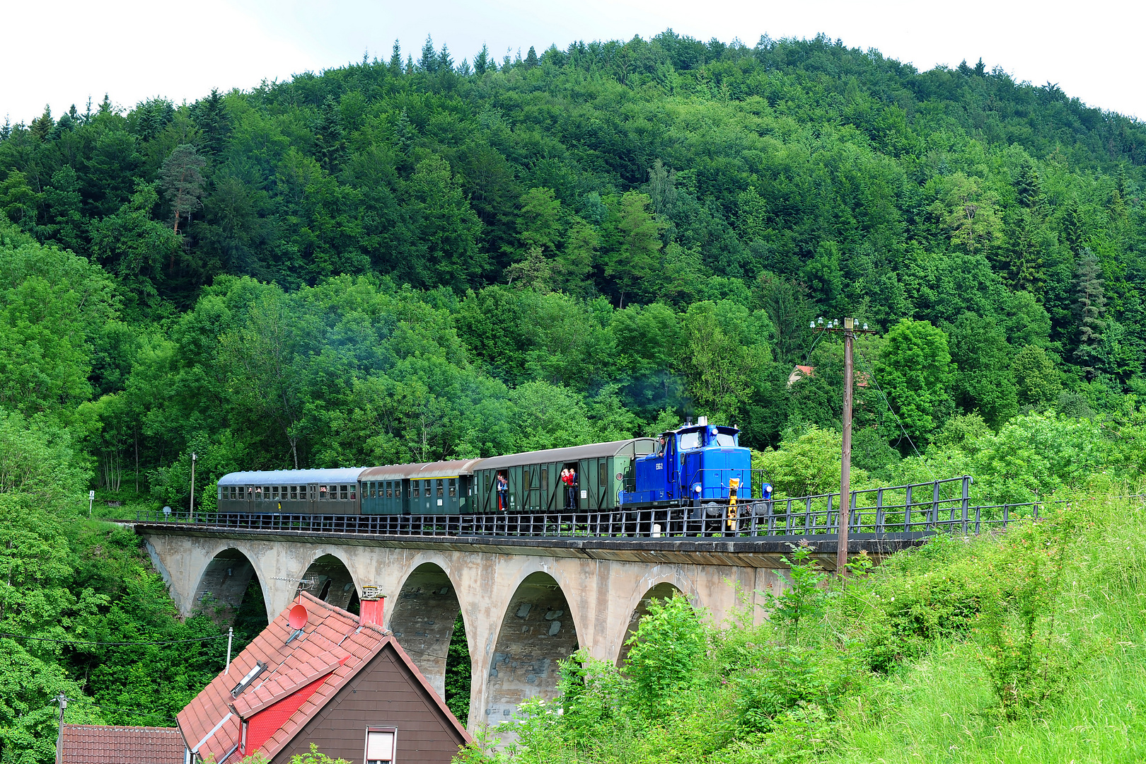 Schwäbische Waldbahn - Dieselfahrt Foto & Bild | historische ...