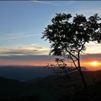 Schwäbischer Sonnenuntergang