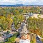 Schwächelnde Herbstsonne über Potsdam ....