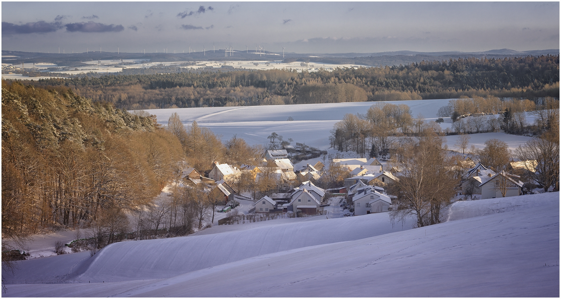 Schwalmstadt-Florshain im Schnee