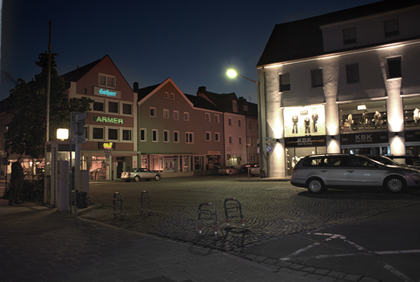 Schwandorf bei Nacht