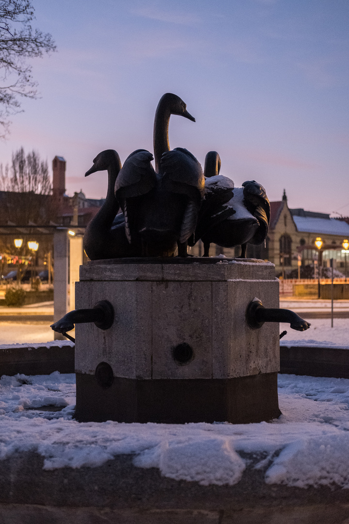 Schwanenbrunnen Zwickau