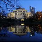 Schwanenteich Leipzig mit Oper