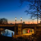 Schwanenwik Brücke in Hamburg