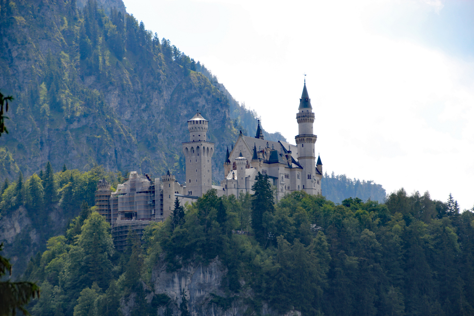 Schwangau: Blick auf das  Märchenschloss