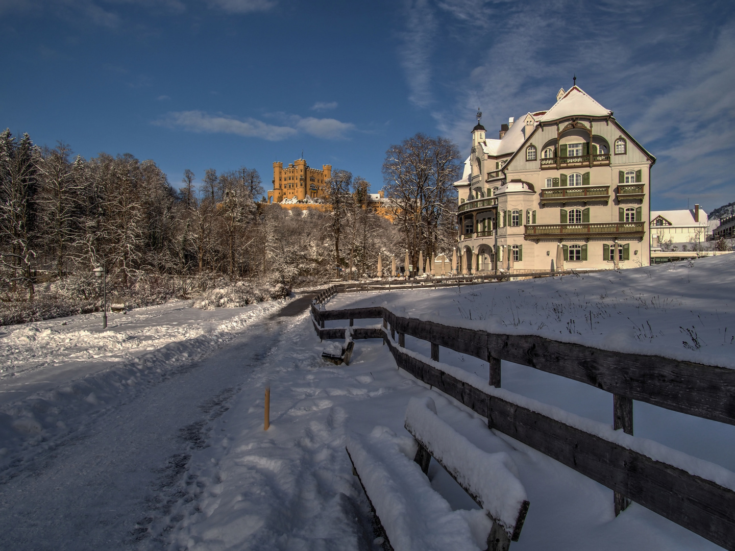 Schwangau im Schnee