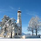 Schwangau, Kirche im Winter