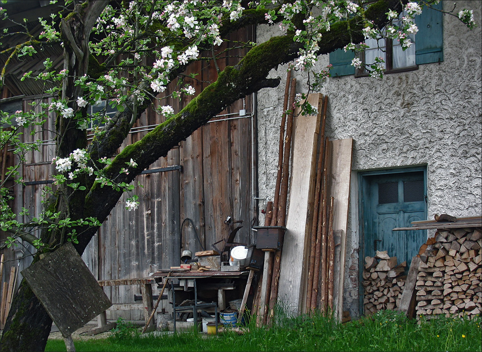 Schwangauer Hinterhof- Idylle