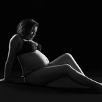 Schwangerschaft schwarz/weiß 3