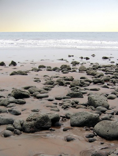 SCHWARZ-afrika, SCHWARZer Sandstrand