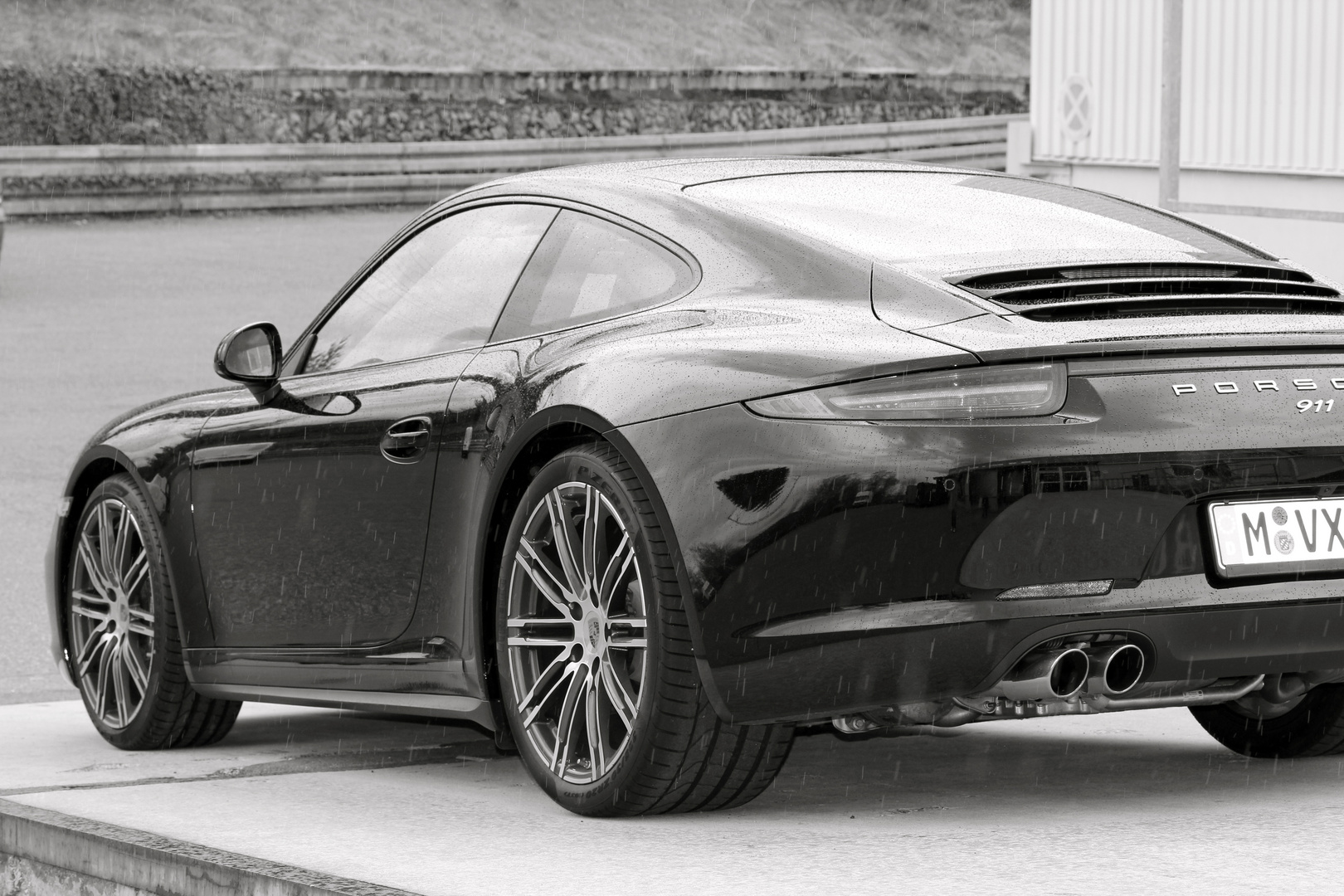 schwarz Porsche Carrera 4 S 991 schwarz