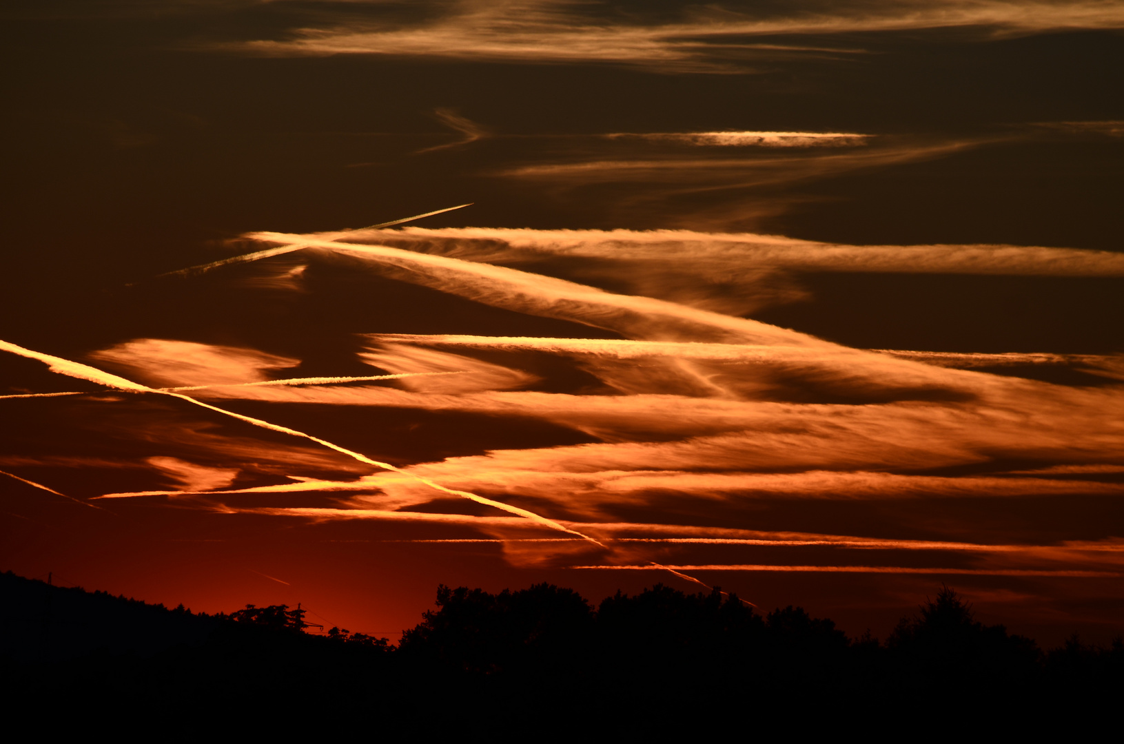 Schwarz Rot Gold Foto Bild Sunset Sonne Wolken Bilder Auf Fotocommunity