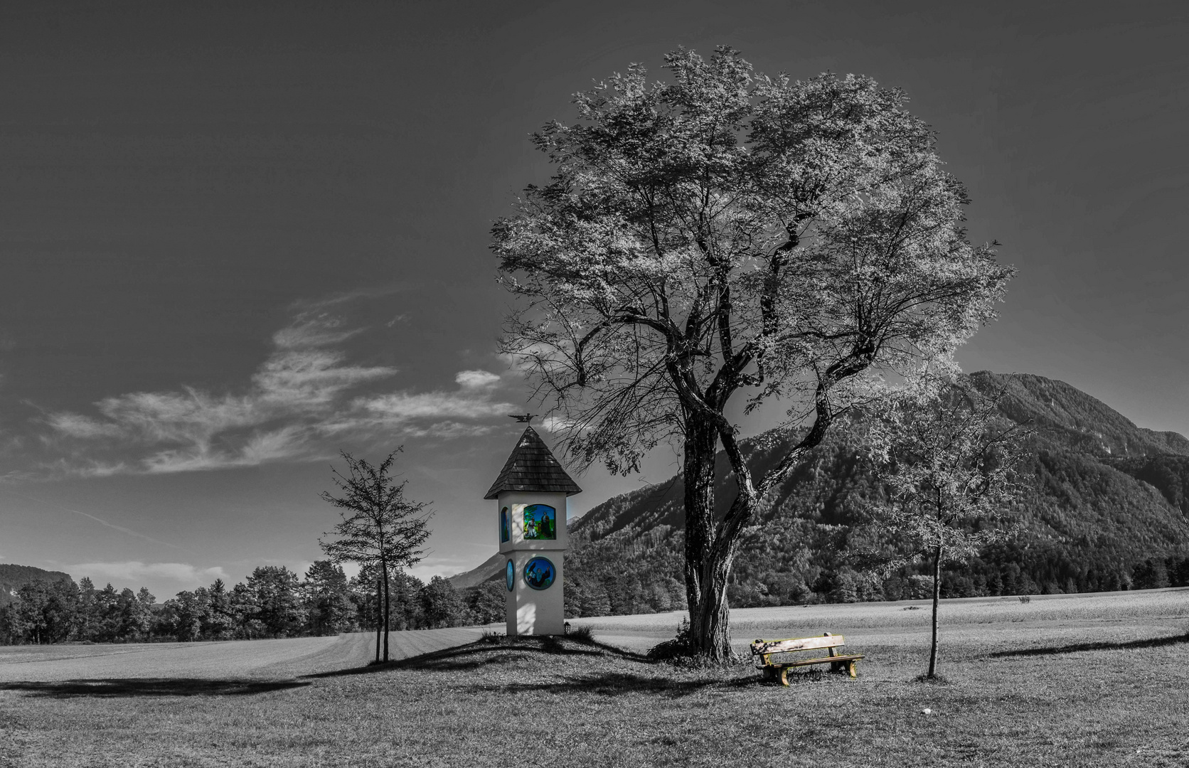 Schwarz Weiss Blau Foto Bild Landschaft Natur Bilder Auf Fotocommunity