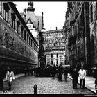 Schwarz weiss foto ueber Dresden