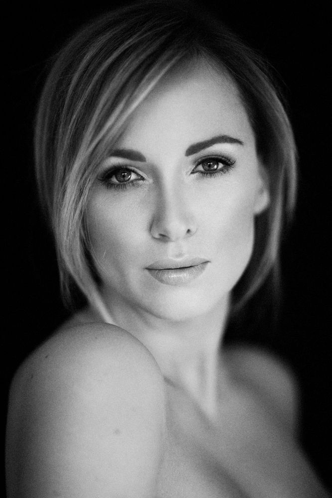 schwarz weiß portrait Foto &amp; Bild portrait, portrait frauen, studio