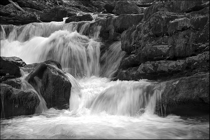 Schwarz-Weisses Wasser