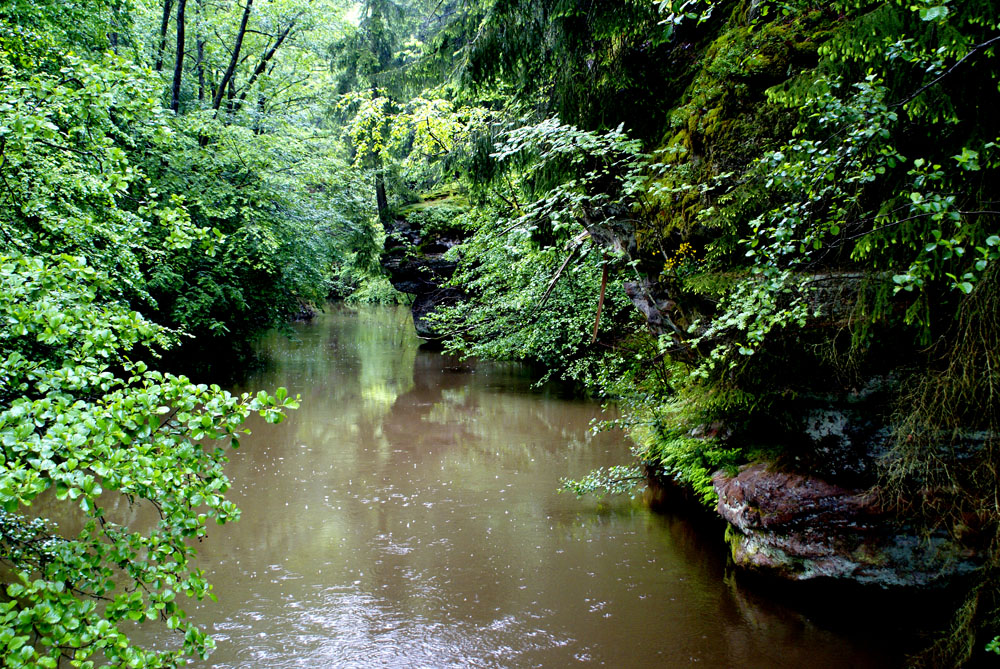 Schwarzachklamm bei Feucht im Nürnberger Land