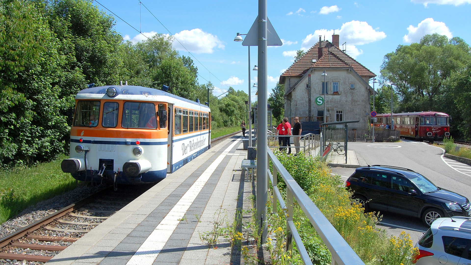 Schwarzbach- und Krebsbachtalbahn im KeilBf Neckarbischofsheim Nord 31.5.2020