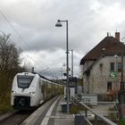 Schwarzbachtalbahn im Bf Neckarbischofsheim Nord 20.11.2023