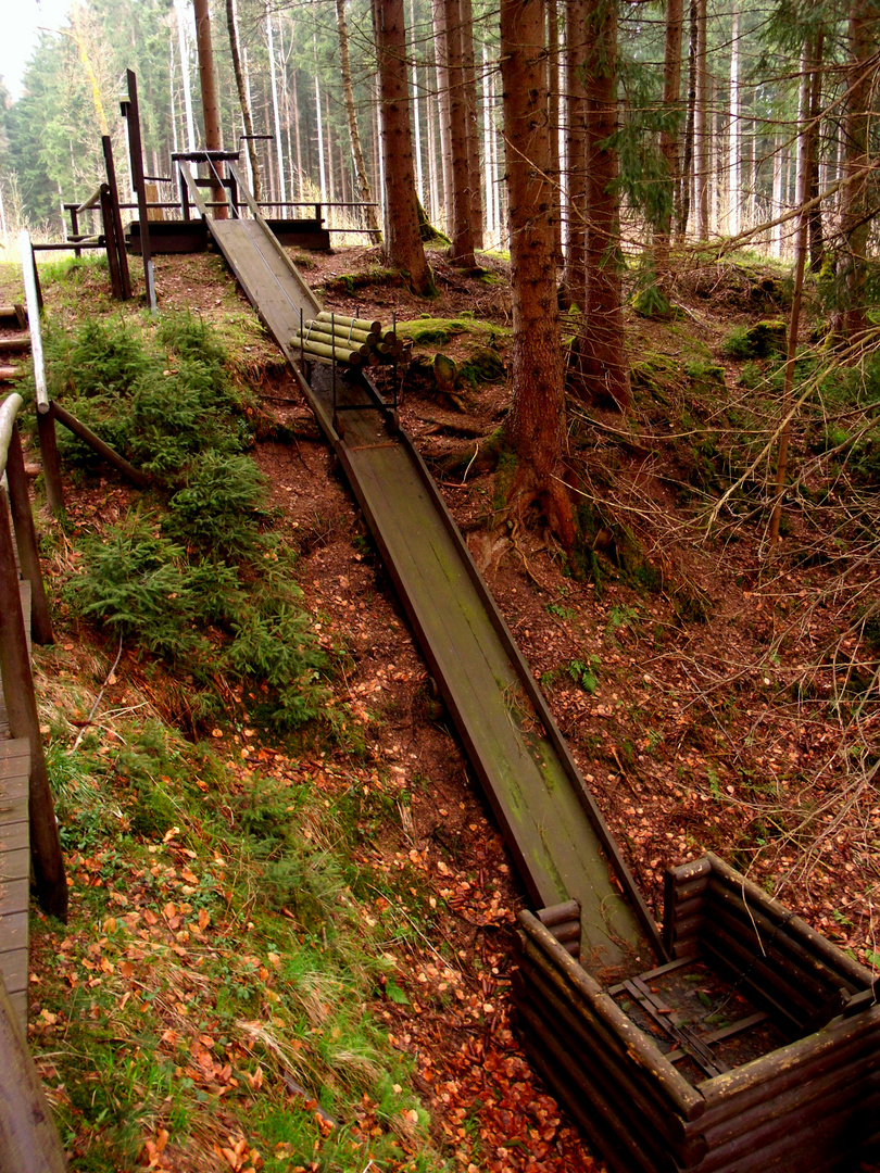 Schwarze-Bingenschacht am Bergbaulehrpfad Eibenstock