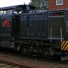schwarze Diesellokomotive