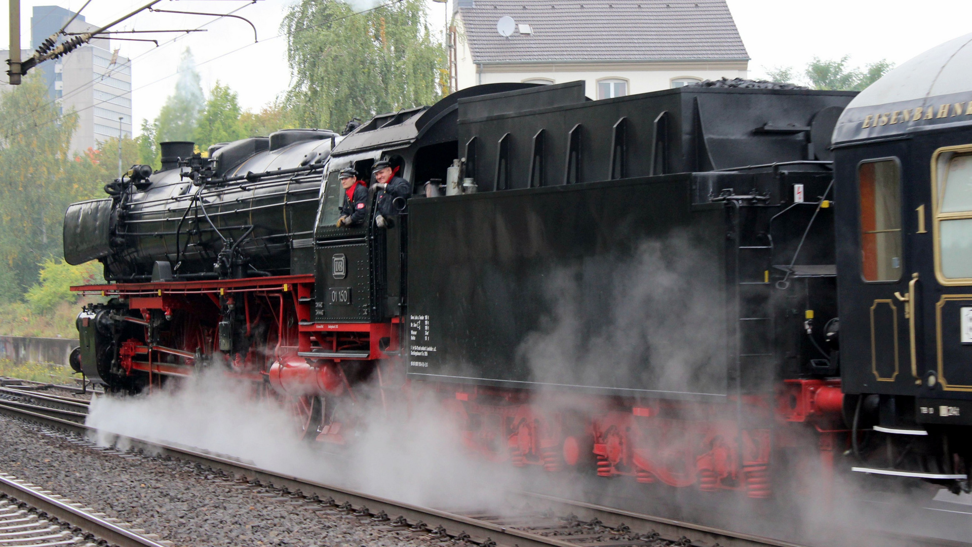 "Schwarze Lady" unter Volldampf.