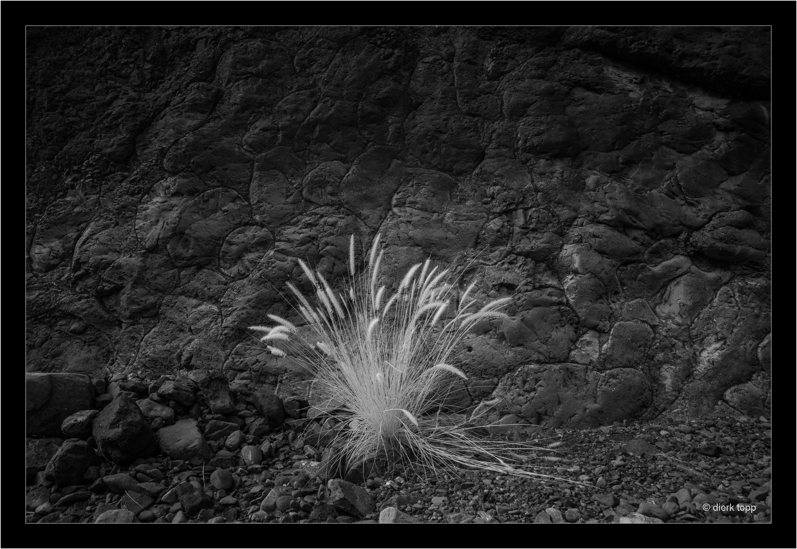 Schwarze Lava, La Palma, Kanarische Inseln