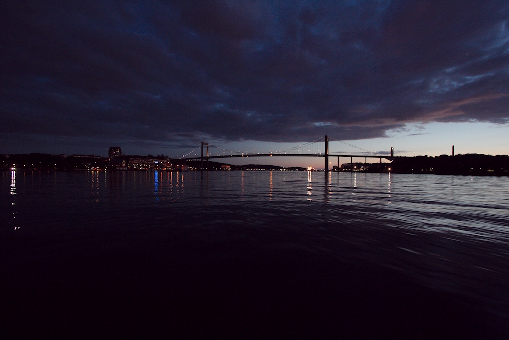 Schwarze Wolken über Göteborg