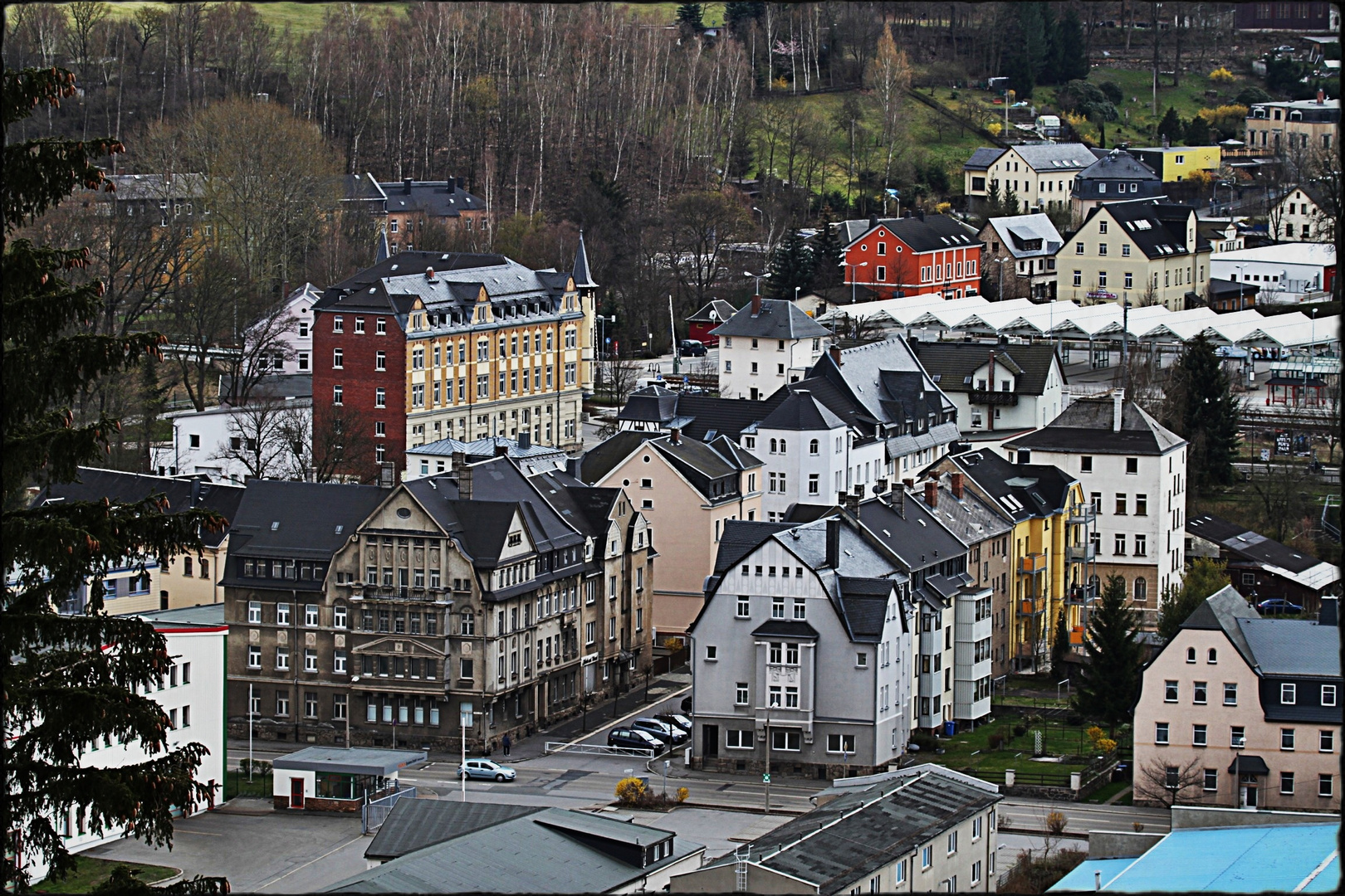 Schwarzenberg, Blick zur Neustadt