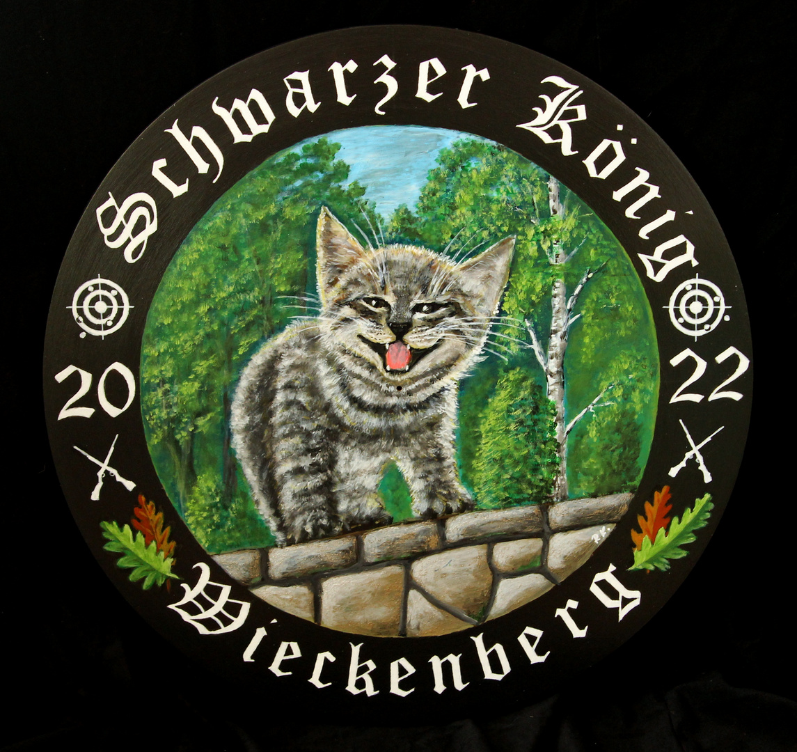 Schwarzer König 2022 Wieckenberg / Katze