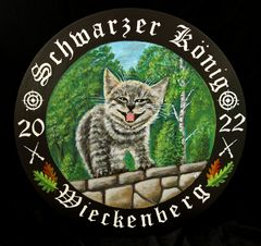 Schwarzer König 2022 Wieckenberg / Katze