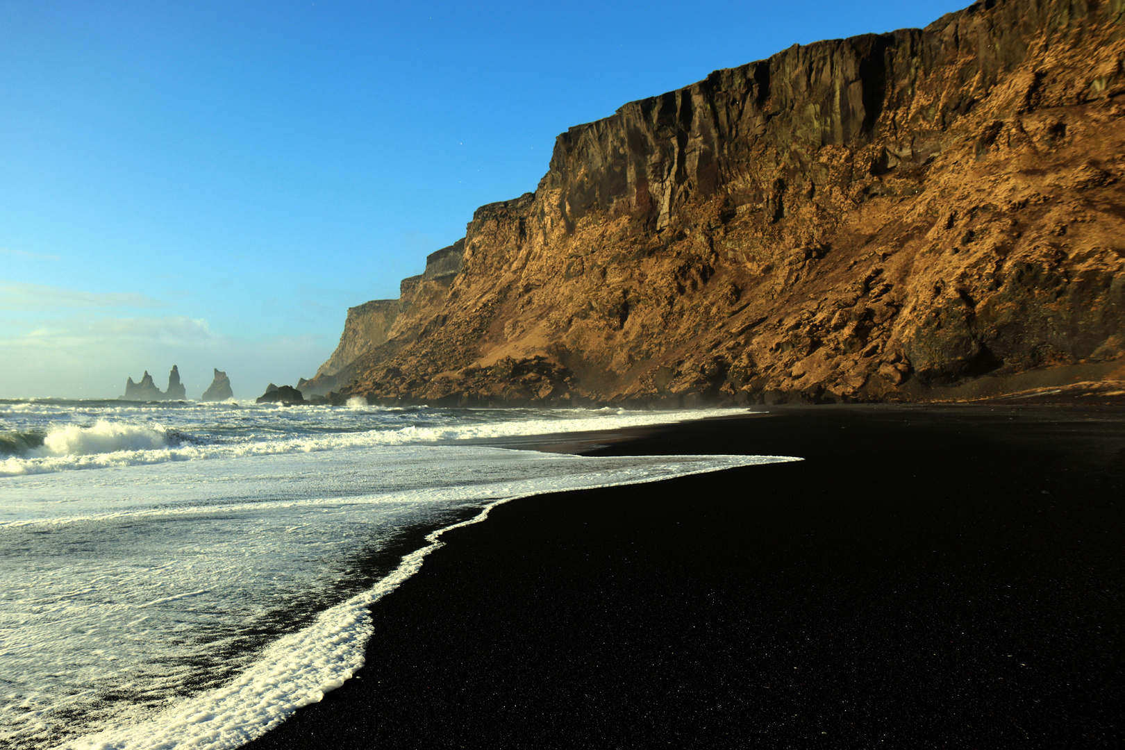 Schwarzer Sandstrand Reynisfjara