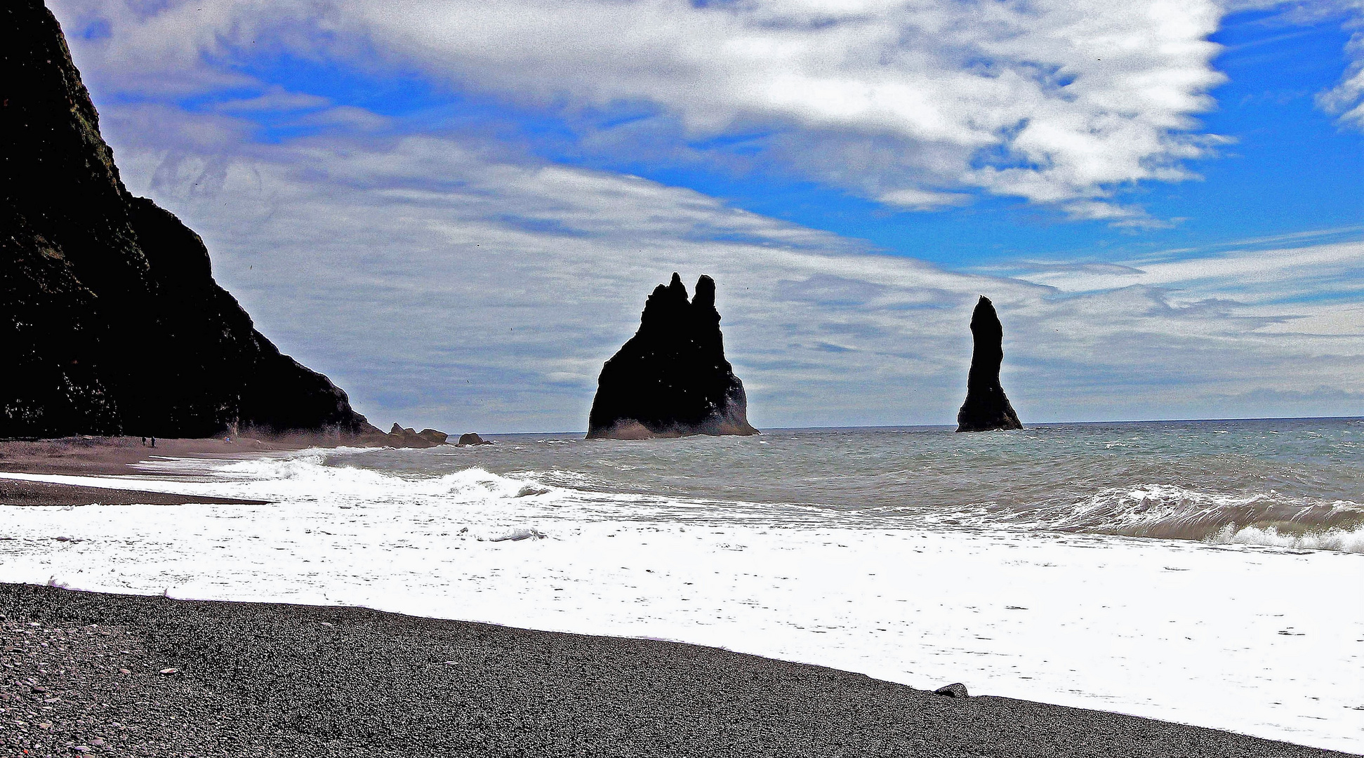 Schwarzer Sandstrand Reynisfjara