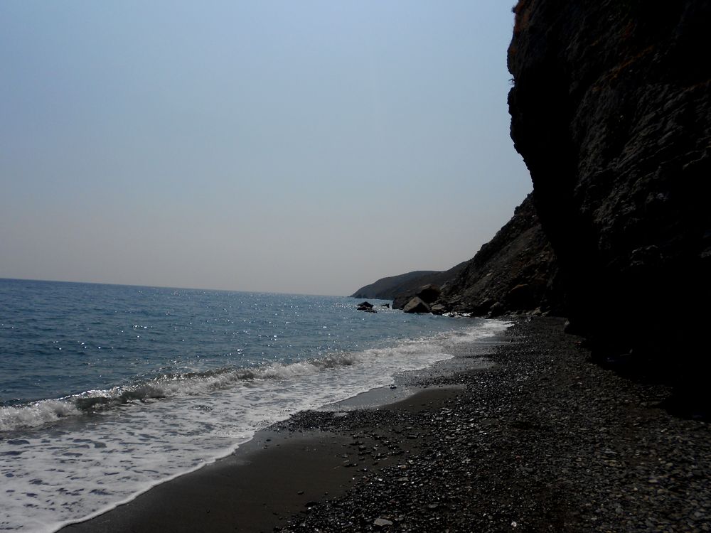 Schwarzer Strand auf Kos