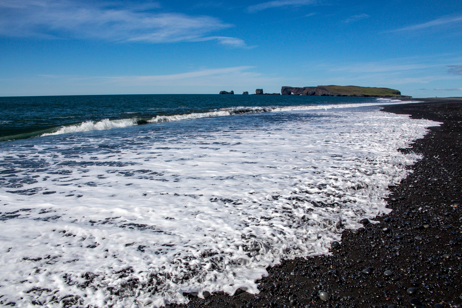 Schwarzer Strand Island