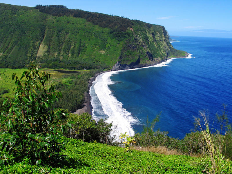 schwarzer Strand zum Träumen (Hawaii)