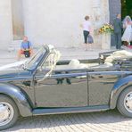  Schwarzer VW als Hochzeitskutsche