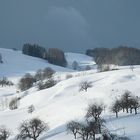 Schwarzer Winterhimmel