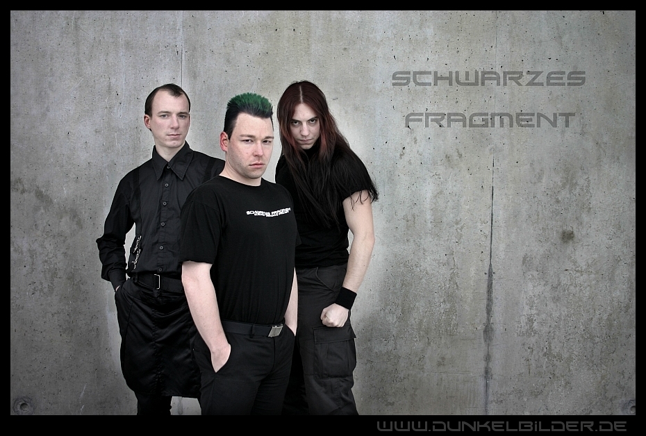 Schwarzes Fragment Bandfoto 4